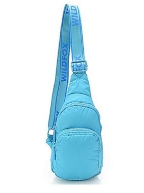 NWT Wildfox Bright Blue Sling Crossbody Bag